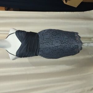 Gorgeous Graphite Strapless Dress